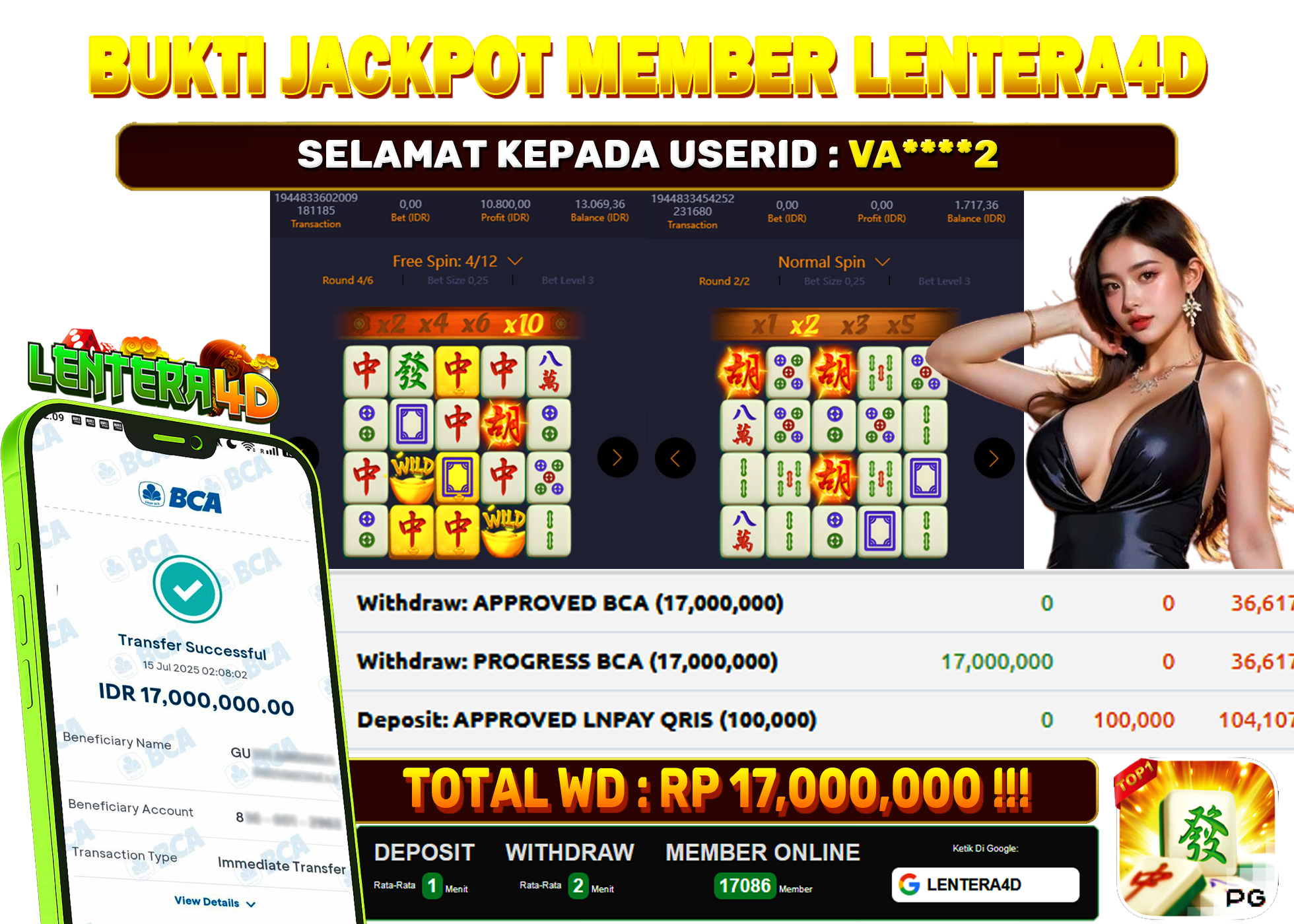 JACKPOT MAHJONG WAYS 15 JULY 2025
